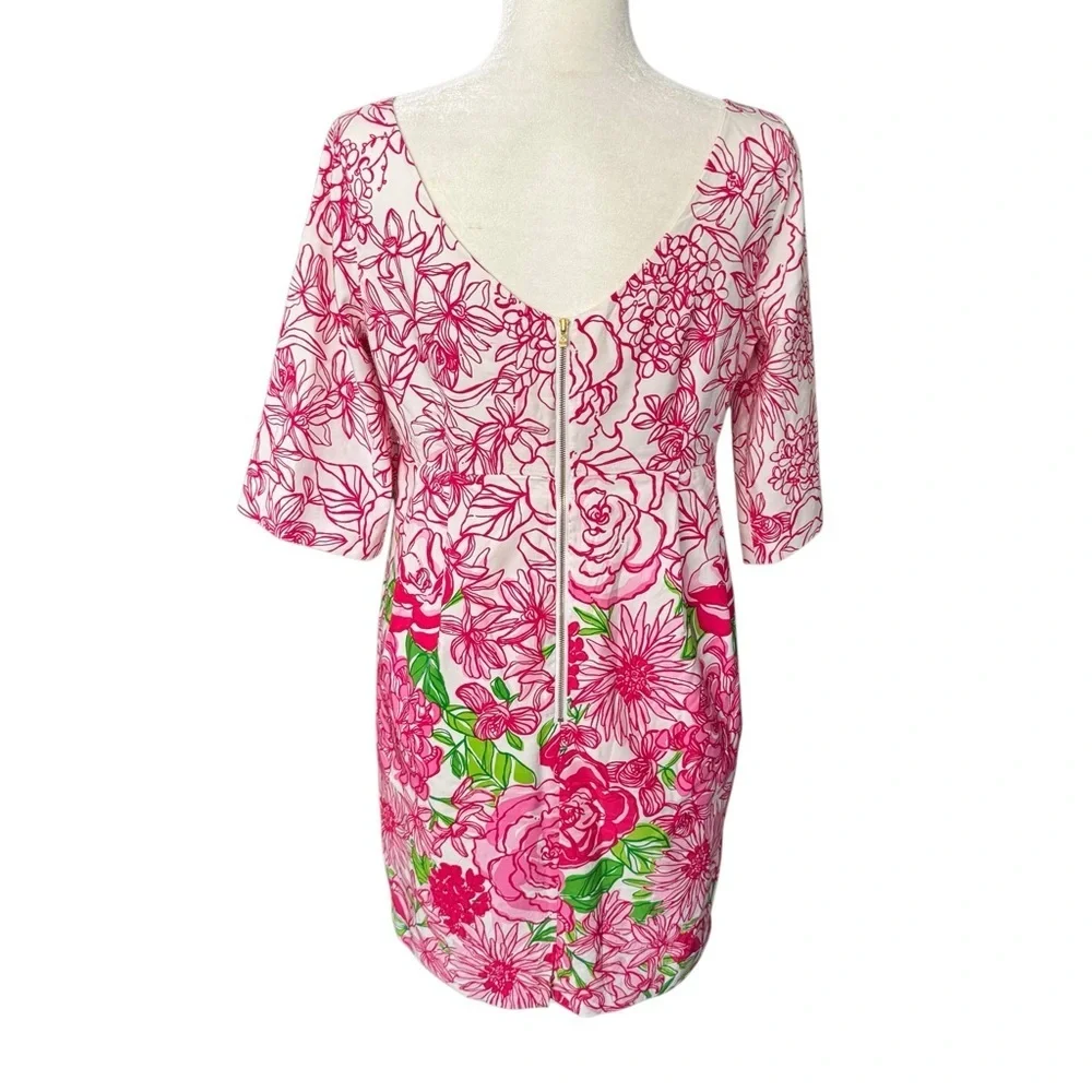 NWOT Lilly Pulitzer Color by Number Silk Blend Dress - Picture 3 of 7